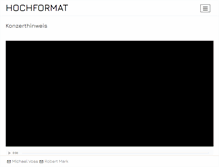 Tablet Screenshot of hochformat.org
